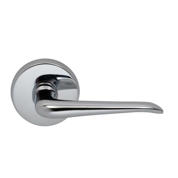 Knob 2-5/8" Rose Pass 2-3/4" BS T 1-3/4" Door Bright Chrome 42