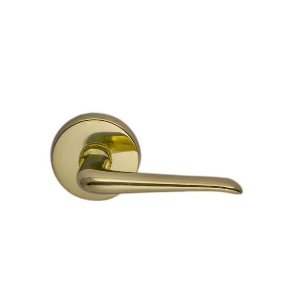 Knob 2-5/8" Rose Pass 2-3/4" BS Full Lip 1-3/4" Door Bright Brass 42