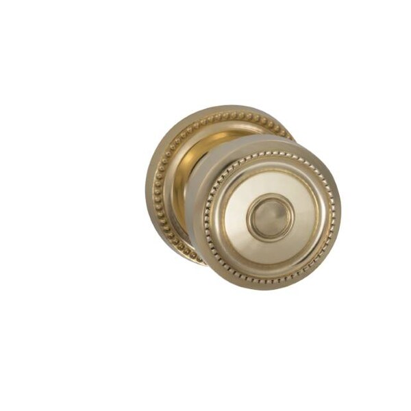 Knob 2-5/8" Rose Pass 2-3/8" BS T 1-3/8" Doors ULQ Bright Brass 430