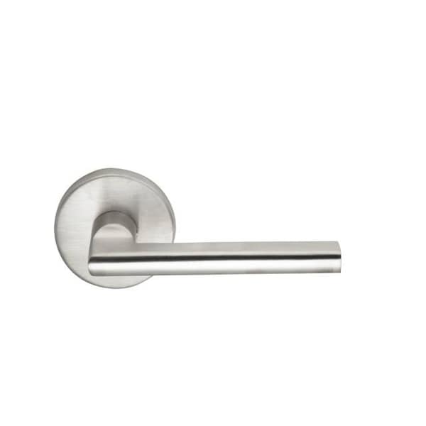 Stainless Lever Pass 2-3/4" BS Full Lip 1-3/8" Doors Satin SS 43