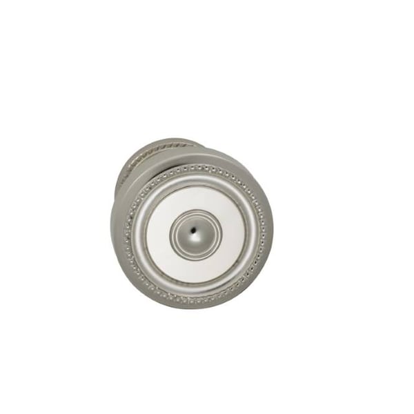 Knob 1-3/4" Rose Pass 2-3/4" BS Full Lip 1-3/8" Doors BR NKL 430