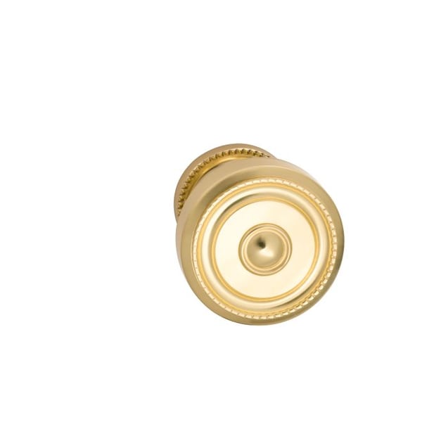 Knob 1-3/4" Rose Pass 2-3/4" BS T 1-3/4" Doors Bright Brass 430