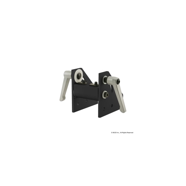 Black 15 S 90 Deg Pivot Bracket W/L-Hand