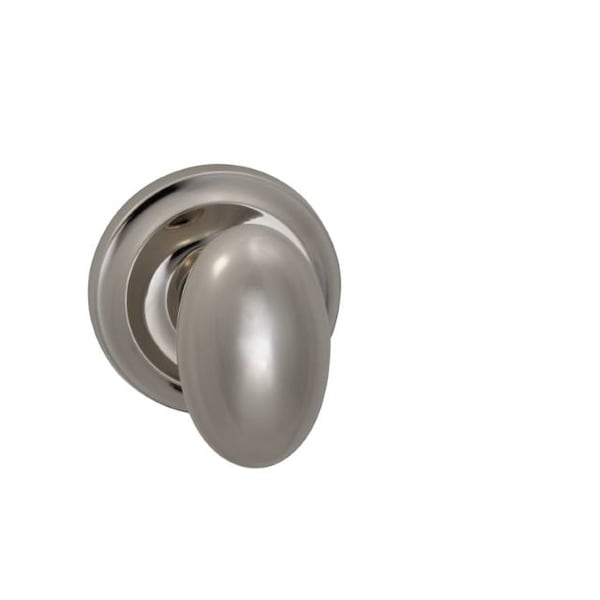 Knob 2-5/8" Rose Pass 2-3/8" BS Full Lip 1-3/4" Doors BR NKL 432