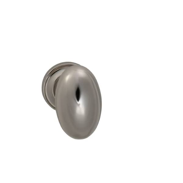 Knob 1-3/4" Rose Pass 2-3/4" BS T 1-3/4" Doors Bright Nickel 432