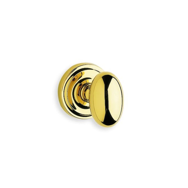 Knob 2-3/16" Rose Pass 2-3/4" BS T 1-3/4" Doors Bright Brass 432