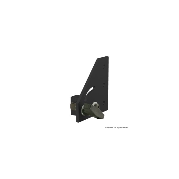Blk 15S 0 Deg Pivot Bracket W/T-Handle