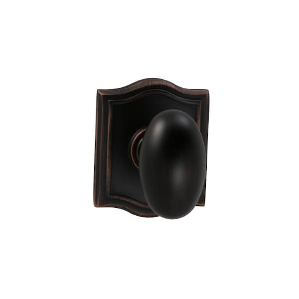 Knob Arched Rose Pass 2-3/8" BS Full Lip Strike Tuscan Bronze 434