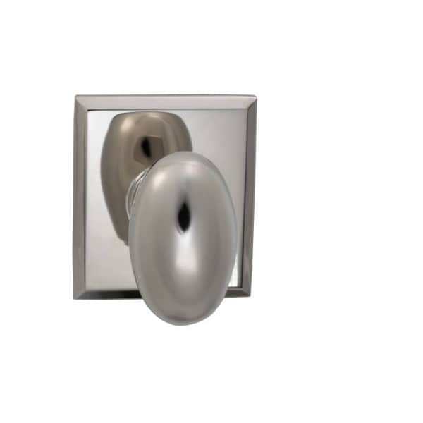 Knob Rectangular Rose Pass 2-3/4" BS T Strike Bright Nickel 434