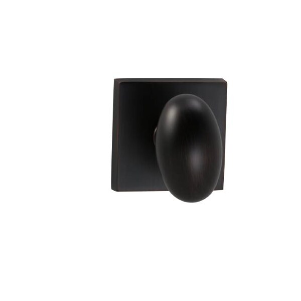 Knob Square Rose Priv 2-3/8" BS Full Lip Strike Tuscan Bronze 434