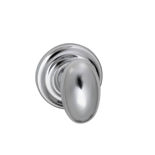 Knob Traditional Rose Priv 2-3/4" BS Full Lip Strike Bright Chrome 434