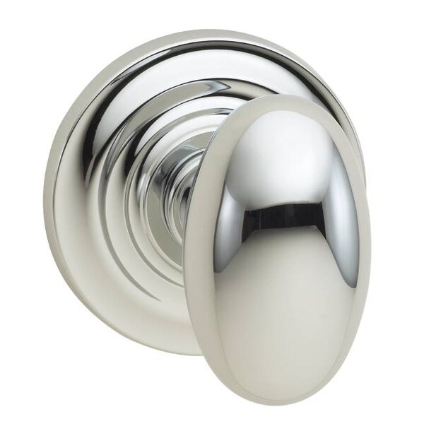 Knob Traditional Rose Pass 2-3/4" BS T Strike Bright Chrome 434