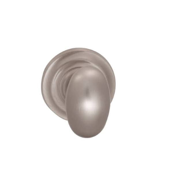 Knob Traditional Rose Priv 2-3/8" BS Full Lip Strike Satin Nickel 434