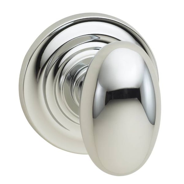 Knob Traditional Rose Pass 2-3/8" BS T Strike Bright Chrome 434