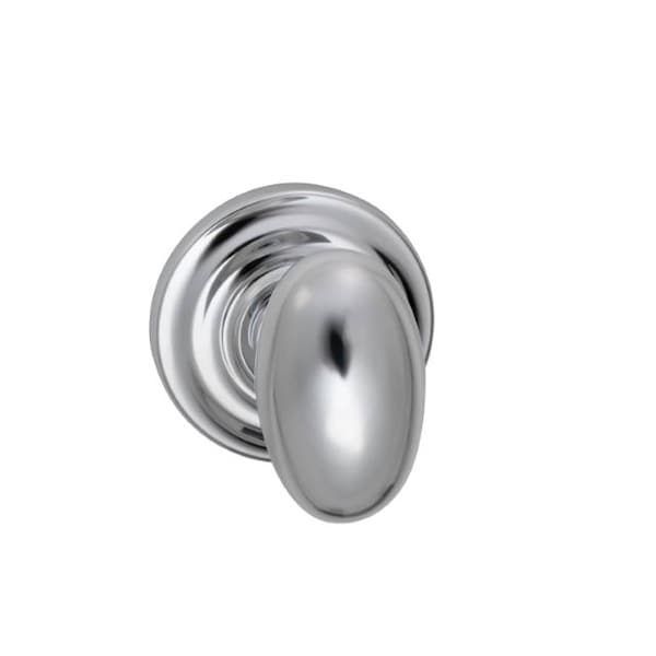 Knob Traditional Rose Priv 2-3/8" BS T Strike Bright Chrome 434