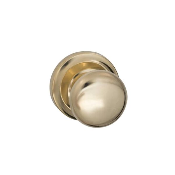 Knob 2-5/8" Rose Pass 2-3/4" BS T 1-3/8" Doors ULQ Bright Brass 442