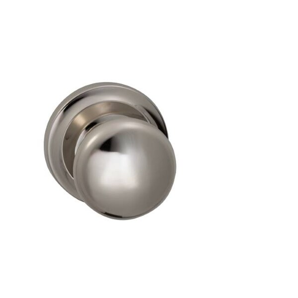 Knob 2-5/8" Rose Priv 2-3/4" BS Full Lip 1-3/4" Doors BR NKL 442