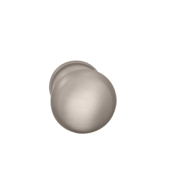 Knob 1-3/4" Rose Pass 2-3/4" BS T 1-3/8" Doors Satin Nickel 442