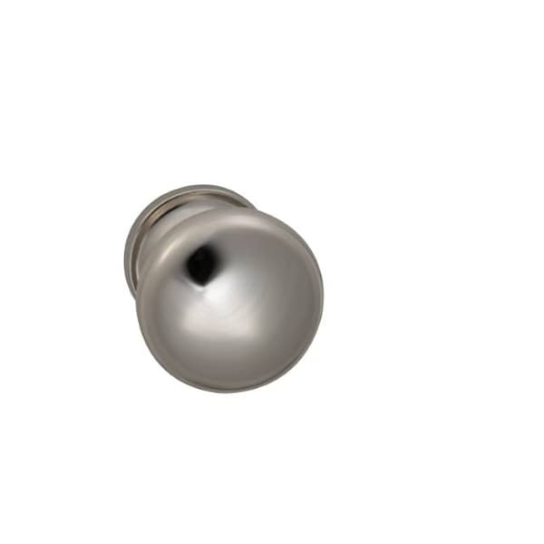 Knob 1-3/4" Rose Pass 2-3/4" BS Full Lip 1-3/4" Doors BR NKL 442