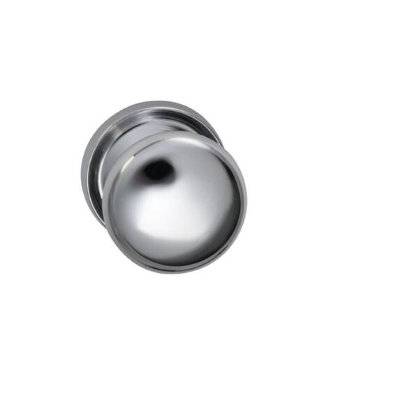 Knob 2-3/16" Rose Pass 2-3/4" BS T 1-3/8" Doors Bright Chrome 442