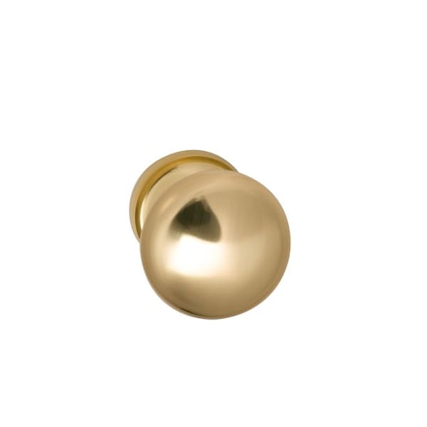 Knob 1-3/4" Rose Pass 238BS Full Lip 1-3/4" Doors Bright Brass 442