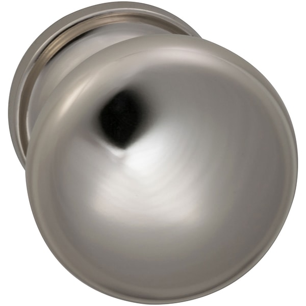Knob 1-3/4" Rose Pass 2-3/8" BS T 1-3/8" Doors Bright Brass 442