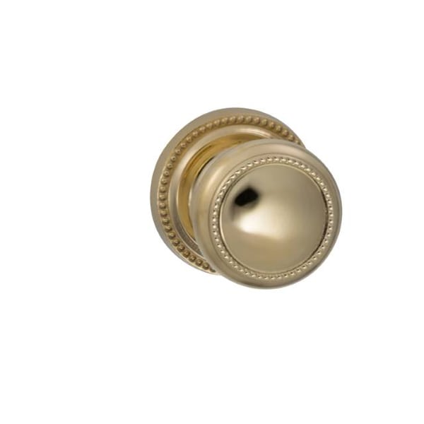 Knob 2-5/8" Rose Pass 2-3/4" BS T 1-3/8" Doors ULQ Bright Brass 443