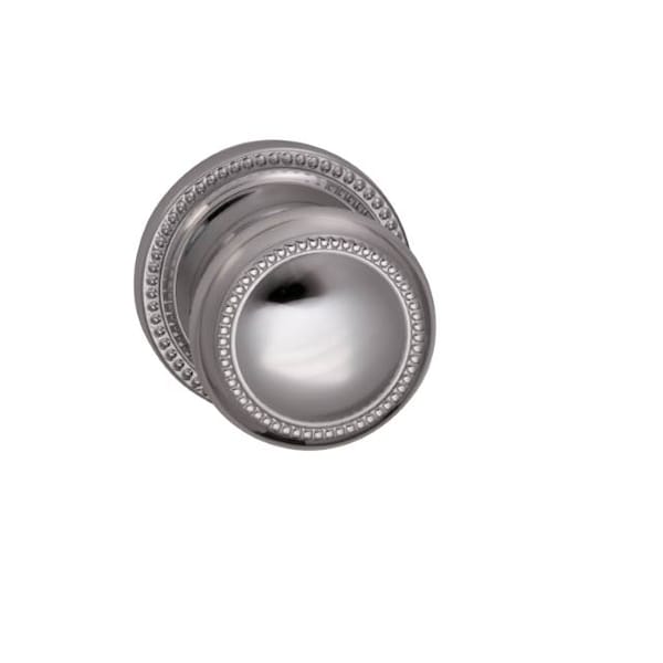 Knob 2-5/8" Rose Pass 2-3/4" BS Full Lip 1-3/4" Doors BR CH 443