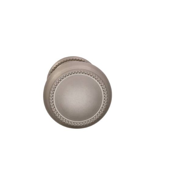 Knob 1-3/4" Rose Pass 2-3/8" BS T 1-3/4" Doors Satin Nickel 443