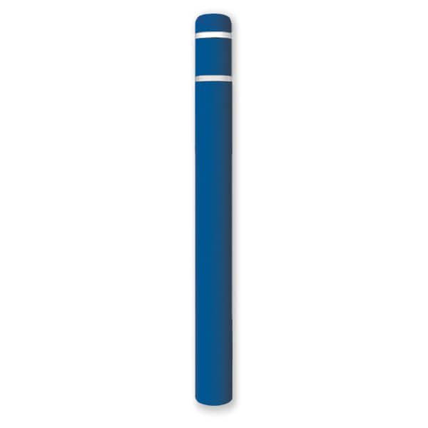 Post Sleeve, 12-3/4" Dia, 60" H, Blue/Whi