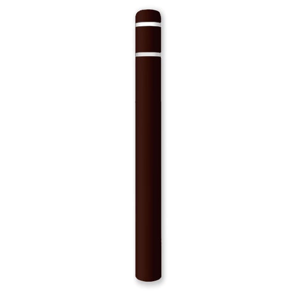 Post Sleeve12-3/4" Dia, 60" H, Brown/Whi