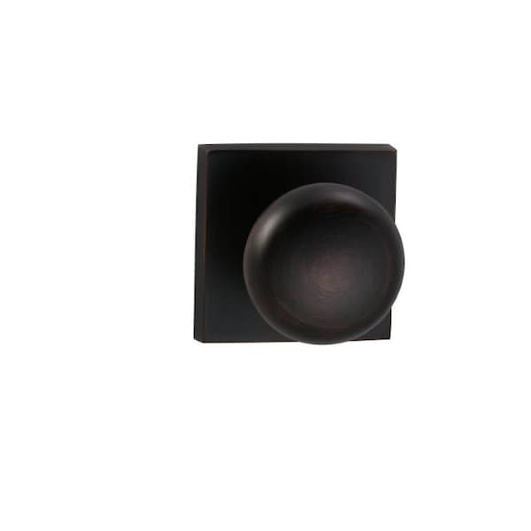 Knob Square Rose Pass Knob 2-3/4" BS T Strike Tuscan Bronze 458