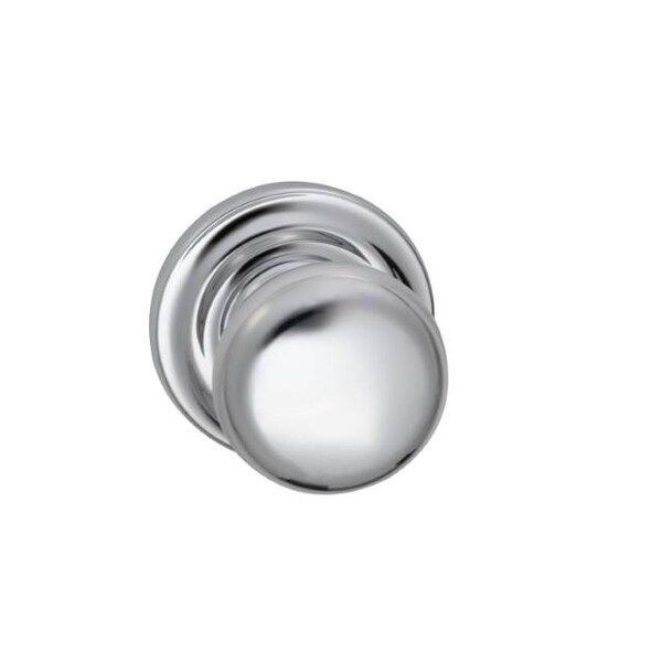 Knob Traditional Rose Priv Knob 2-3/8" BS T Strike Bright Chrome 458