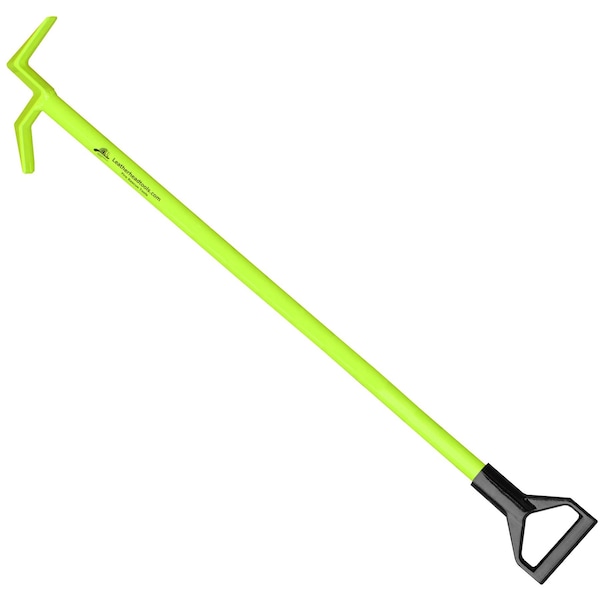 Hi-Viz Lime New York Hook, D-Grip, 8 ft.