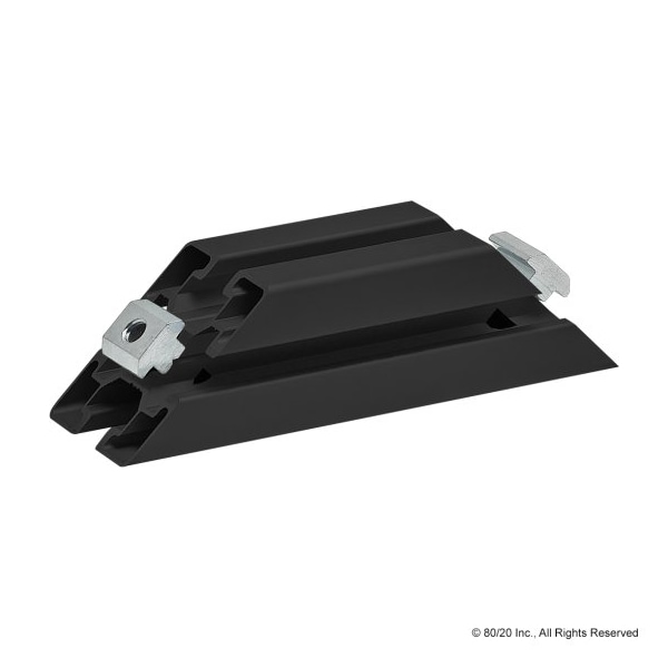 Black 45-4545-Litex320mm 45 Deg Support