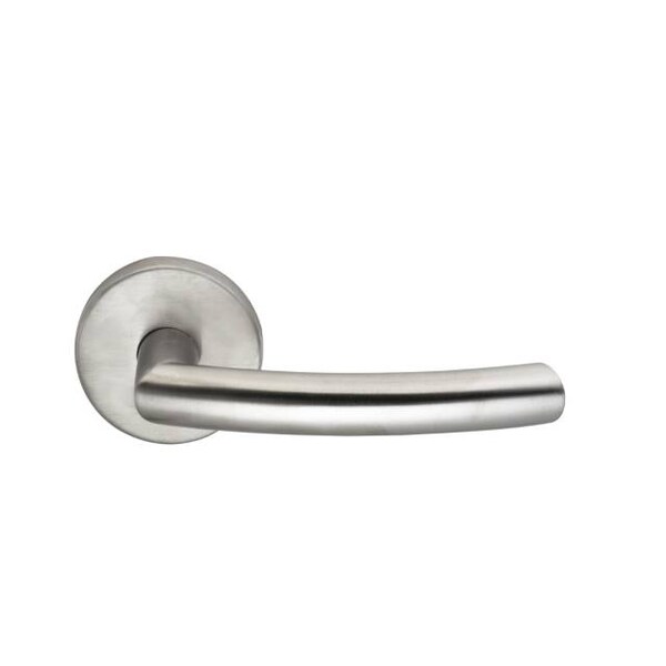 Stainless Lever Pass 2-3/4" BS Full Lip 1-3/8" Doors Satin SS 47