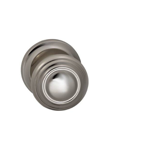 Knob 2-5/8" Rose Priv 2-3/4" BS T 1-3/8" Doors Bright Nickel 472