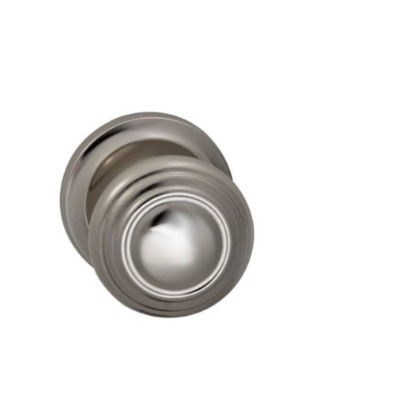 Knob 2-5/8" Rose Pass 2-3/4" BS Full Lip 1-3/4" Doors BR NKL 472