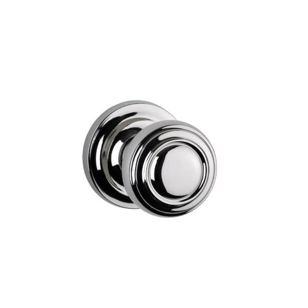 Knob 2-5/8" Rose Pass 2-3/4" BS Full Lip 1-3/4" Doors BR CH 472