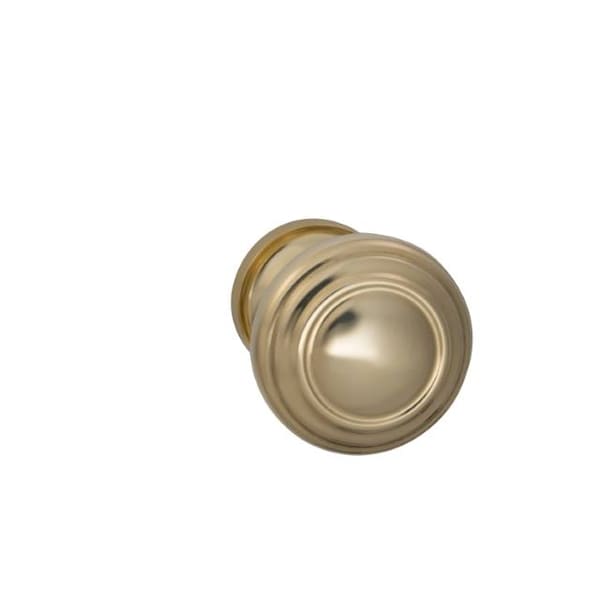Knob 1-3/4" Rose Pass 2-3/4" BS T 1-3/8" Doors ULQ Bright Brass 472