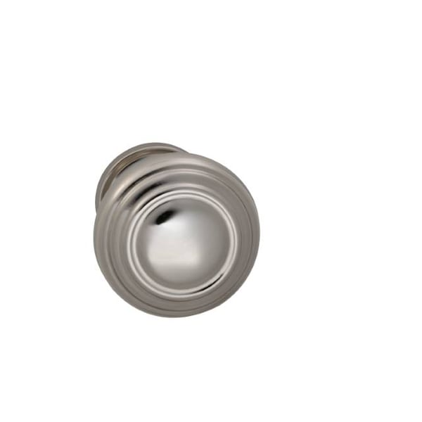 Knob 1-3/4" Rose Pass 2-3/4" BS Full Lip 1-3/4" Doors BR NKL 472