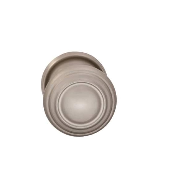 Knob 2-3/16" Rose Pass 2-3/8" BS T 1-3/4" Doors Satin Nickel 472