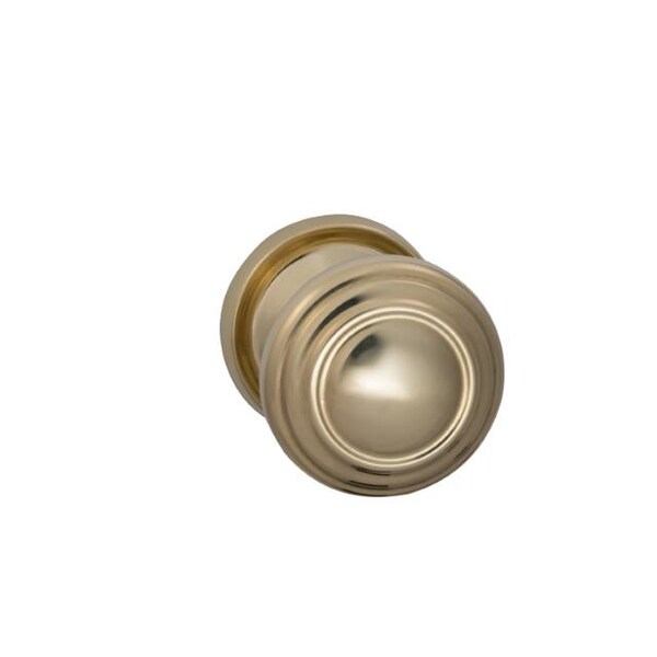 Knob 2-3/16" Rose Pass 2-3/4" BS T 1-3/4" Doors ULQ Bright Brass 472