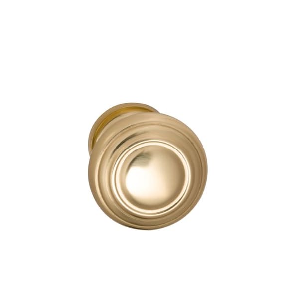 Knob 1-3/4" Rose Pass 2-3/4" BS T 1-3/4" Doors Bright Brass 472
