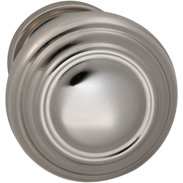 Knob 1-3/4" Rose Pass 2-3/8" BS T 1-3/8" Doors Bright Brass 472