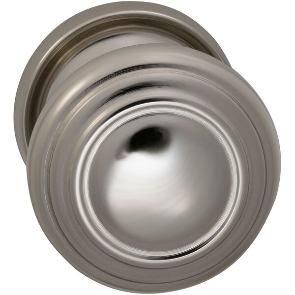 Knob 2-3/16" Rose Pass 2-3/8" BS T 1-3/8" Doors Bright Brass 472