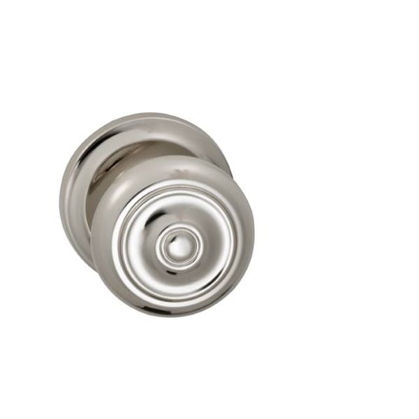 Knob 2-5/8" Rose Pass 2-3/4" BS Full Lip 1-3/4" Doors BR NKL 473