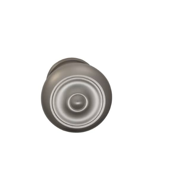 Knob 1-3/4" Rose Pass 2-3/4" BS T 1-3/4" Doors Satin Nickel 473