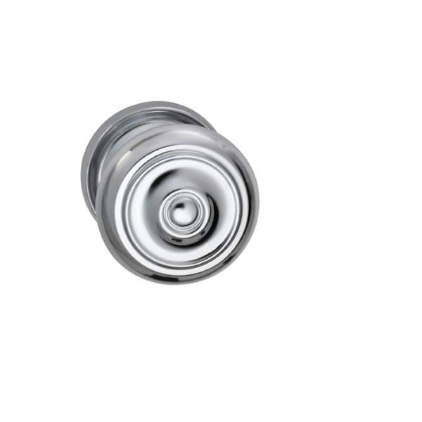 Knob 2-3/16" Rose Pass 2-3/4" BS T 1-3/8" Doors Bright Chrome 473