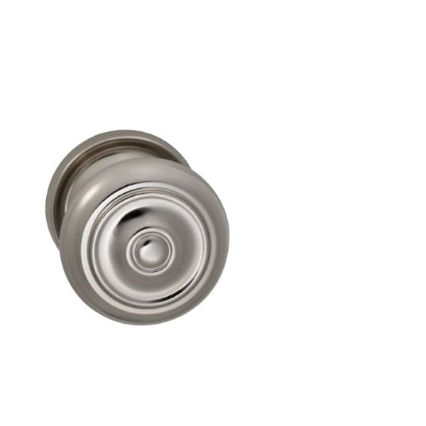 Knob 2-3/16" Rose Pass 2-3/4" BS Full Lip 1-3/4" Doors BR NKL 473